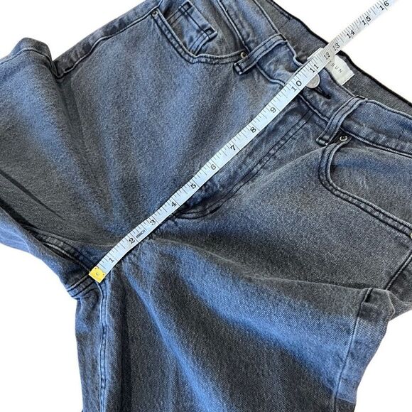 PacSun Stretch Crop Boot cut jeans high waist Black wash size 27 - Picture 14 of 16